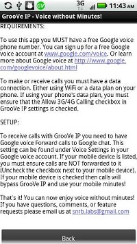 Groove IP - Voice without minutes