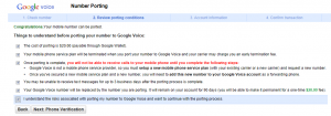 porting your number to google voice