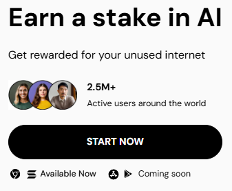 Get rewarded for your unused internet